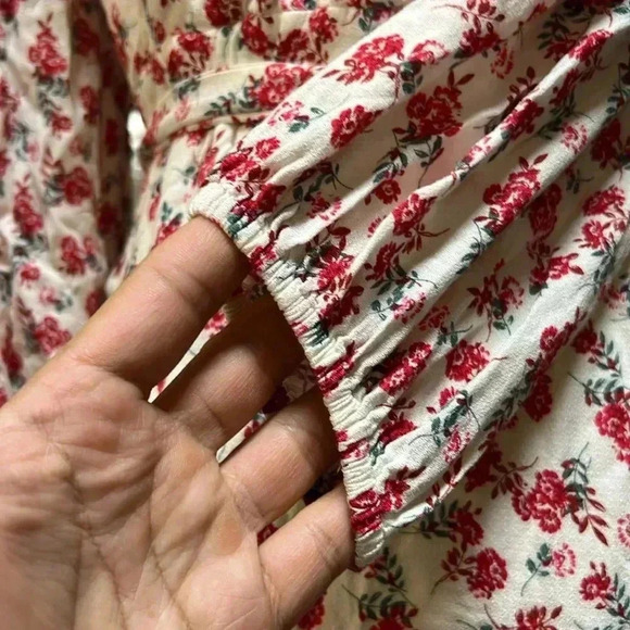 If By Sea Los Angeles dress wrap floral Size M - Picture 6 of 11